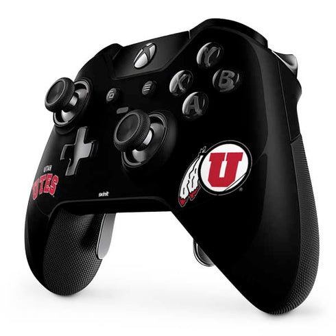 University of Utah Utes Logo Xbox One Elite Controller Skin