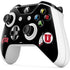 University of Utah Utes Logo Xbox One S Controller Skin
