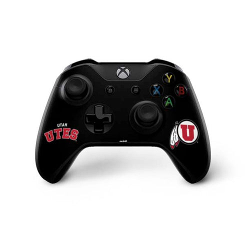 University of Utah Utes Logo Xbox One X Controller Skin