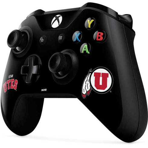University of Utah Utes Logo Xbox One X Controller Skin
