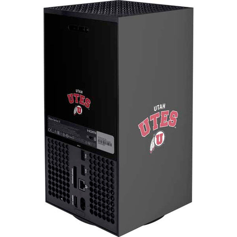University of Utah Utes Logo Xbox Series X Console Skin