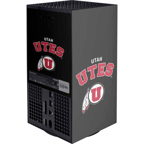 University of Utah Utes Logo XBox Series X Digital Edition Console Skin