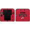 Utah Utes Text on Red Nintendo 2DS Skin
