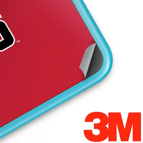 Utah Utes Text on Red Nintendo 2DS XL (2017) Skin