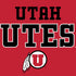 Utah Utes Text on Red Nintendo 2DS XL (2017) Skin