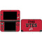 Utah Utes Text on Red 3DS XL 2015 Skin
