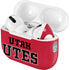 Utah Utes Text on Red AirPods Pro 2nd Gen Skin