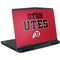 University of Utah Utes Text on Red Dell Alienware Skin