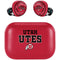 University of Utah Utes Text on Red Amazon Echo Buds Skin