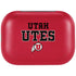 University of Utah Utes Text on Red Amazon Echo Buds Skin