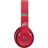 University of Utah Utes Text on Red Beats Solo 4 Wireless Headphones Skin