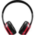 University of Utah Utes Text on Red Beats Solo 4 Wireless Headphones Skin