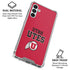 Utah Utes Text on Red Galaxy A13 5G Clear Case