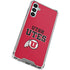 University of Utah Utes Text on Red Galaxy A15 5G Clear Case