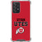 Utah Utes Text on Red Galaxy A52 5G Clear Case