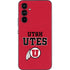 Utah Utes Text on Red Galaxy A54 5G Skin