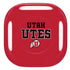 University of Utah Utes Text on Red Galaxy Buds Live Skin