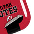 University of Utah Utes Text on Red Galaxy Buds Live Skin