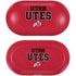 University of Utah Utes Text on Red Galaxy Buds Plus Skin