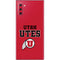 Utah Utes Text on Red Galaxy Note 10 Skin