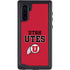 University of Utah Utes Text on Red Galaxy Cases