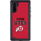 Utah Utes Text on Red Galaxy Note 10 Waterproof Case