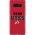 Utah Utes Text on Red Galaxy Note 8 Skin