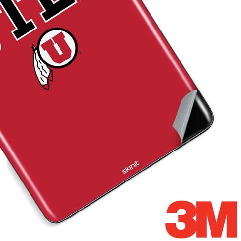 Utah Utes Text on Red Galaxy Note 8 Skin