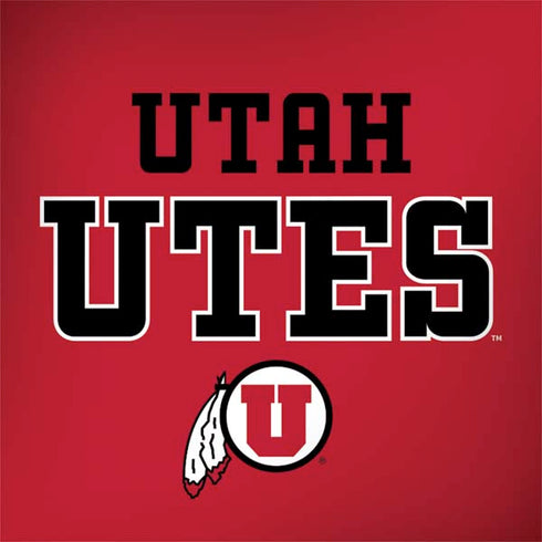 Utah Utes Text on Red Galaxy Note 8 Skin