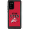 Utah Utes Text on Red Galaxy Note20 5G Waterproof Case