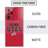 Utah Utes Text on Red Galaxy Note20 Ultra 5G Skin