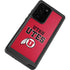 Utah Utes Text on Red Galaxy Note20 Ultra 5G Waterproof Case