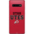 Utah Utes Text on Red Galaxy S10 Plus Skin