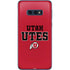Utah Utes Text on Red Galaxy S10e Skin