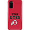 Utah Utes Text on Red Galaxy S20 Lite Case