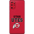 Utah Utes Text on Red Galaxy S20 Plus Skin