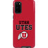 Utah Utes Text on Red Galaxy S20 Pro Case
