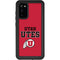 Utah Utes Text on Red Galaxy S20 Waterproof Case