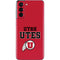 Utah Utes Text on Red Galaxy S21 5G Skin