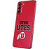 Utah Utes Text on Red Galaxy S21 5G Skin