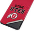 Utah Utes Text on Red Galaxy S21 Plus 5G Skin
