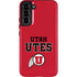 Utah Utes Text on Red Galaxy S22 Plus Pro Case