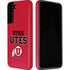 Utah Utes Text on Red Galaxy S22 Plus Pro Case