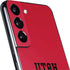 Utah Utes Text on Red Galaxy S22 Skin