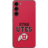 University of Utah Utes Text on Red Galaxy S23 FE Skin