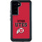 Utah Utes Text on Red Galaxy S23 Plus Waterproof Case