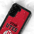 Utah Utes Text on Red Galaxy S23 Plus Waterproof Case
