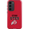 Utah Utes Text on Red Galaxy S23 Pro Case