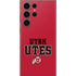 Utah Utes Text on Red Galaxy S23 Ultra Skin