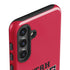 University of Utah Utes Text on Red Galaxy S25 Plus Impact Case